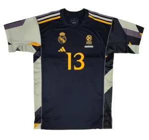Camiseta Real Madrid Baloncesto de Sergio Rodriguez - Calentamiento Euroliga Adidas 2024 *