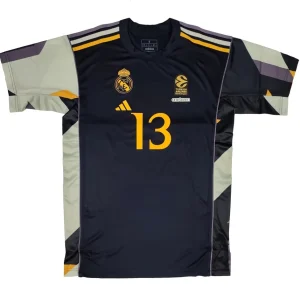 Camiseta Real Madrid Baloncesto de Sergio Rodriguez – Calentamiento Euroliga Adidas 2024 *