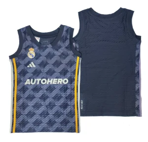 Camiseta Real Madrid Baloncesto Junior Segunda Equipacion- Adidas 2023-24 *