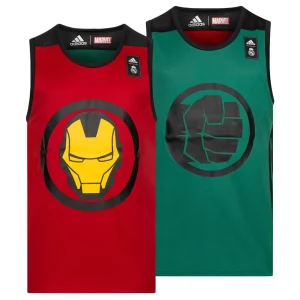 Camiseta Real Madrid Baloncesto x Marvel Avengers Reversible – Junior