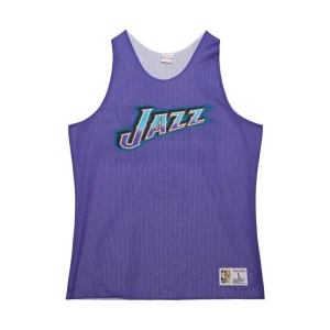 Camiseta Reversible Utah Jazz NBA Mesh Tank Vintage Logo – Mitchell and Ness