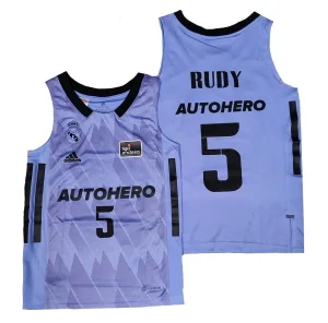 Camiseta Rudy Fernandez Real Madrid Baloncesto Adidas - Junior Segunda Equipacion 2023 ACB