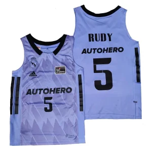 Camiseta Rudy Fernandez Real Madrid Baloncesto Adidas – Junior Segunda Equipacion 2023 ACB
