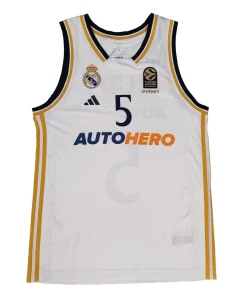 Camiseta Rudy Fernandez Real Madrid Baloncesto Euroliga - Adidas Home 2023-24 *