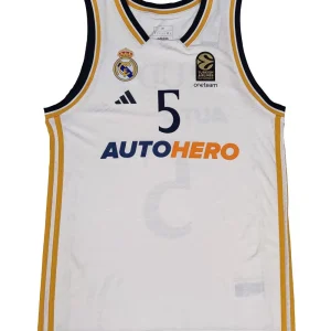Camiseta Rudy Fernandez Real Madrid Baloncesto Euroliga – Adidas Home 2023-24 *