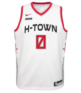 Camiseta Russell Westbrook Houston Rockets Nike City Edition Swingman Junior