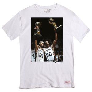 Camiseta San Antonio Spurs David Robinson & Tim Duncan – Mitchell And Ness