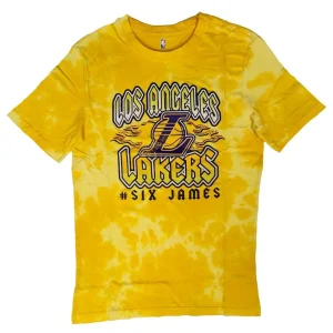 Camiseta School of Rock Lakers NBA Lebron James