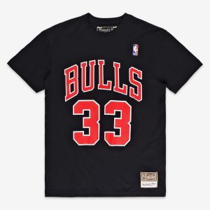 Camiseta Scottie Pippen Chicago Bulls Mitchell & Ness N&N negra