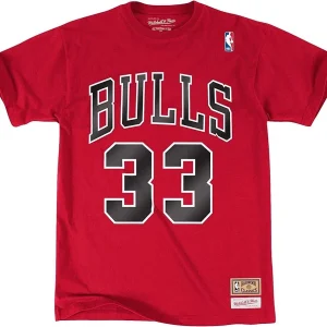 Camiseta Scottie Pippen Chicago Bulls Mitchell & Ness N&N roja