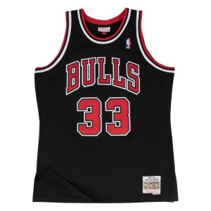 Camiseta Scottie Pippen Chicago Bulls Swingman Negra – Mitchell & Ness 1997-98