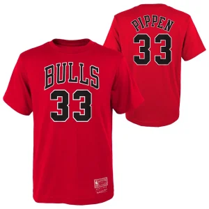 Camiseta Scottie Pippen Name & Number Chicago Bulls – Junior Mitchell and Ness