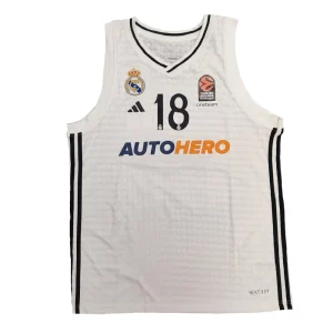 Camiseta Serge Ibaka Real Madrid Baloncesto Euroliga primera equipación – Adidas Home 2024-25