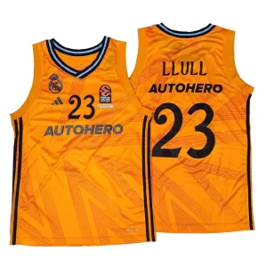 Camiseta Sergio Llull Real Madrid Baloncesto Adidas Junior Segunda Equipación 2024-25 Euroliga