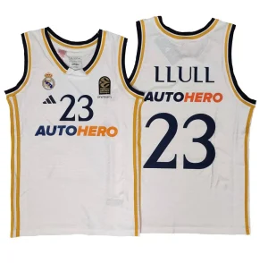 Camiseta Sergio Llull Real Madrid Baloncesto Junior - Adidas Home 2023-24 - Euroliga *