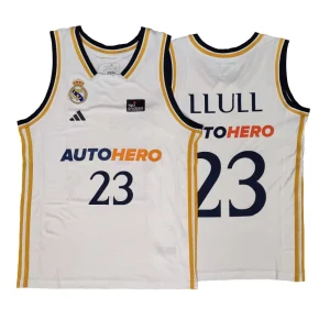 Camiseta Sergio Llull Real Madrid Baloncesto Junior – Adidas Home 2023-24 Liga Endesa *
