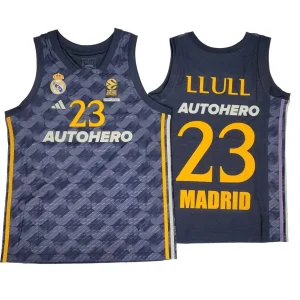 Camiseta Sergio Llull Real Madrid Baloncesto Junior – Adidas Segunda Equipacion 2023-24 – Euroliga *