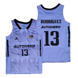 Camiseta Sergio Rodriguez Real Madrid Baloncesto Adidas - Junior Segunda Equipacion 2023 ACB