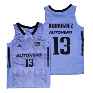 Camiseta Sergio Rodriguez Real Madrid Baloncesto Adidas – Junior Segunda Equipacion 2023 ACB