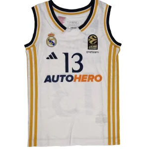 Camiseta Sergio Rodriguez Real Madrid Baloncesto Junior – Adidas Home 2023-24 – Euroliga *