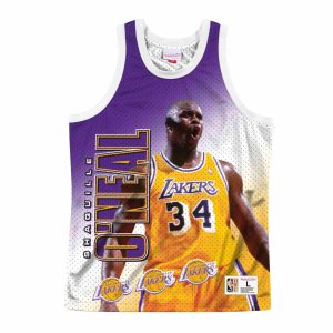 Camiseta Shaquile O´Neal NBA Behind The Back Los Angeles Lakers – Mitchell and Ness