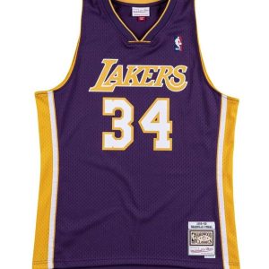 Camiseta Shaquille O´Neal Lakers Swingman 1999-00 – Mitchell and Ness morada