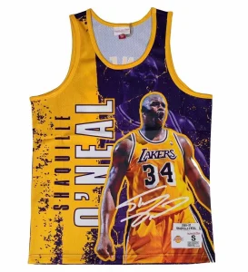 Camiseta Shaquille O´Neal Mitchell and Ness "NBA Player Burst"- L.A. Lakers.