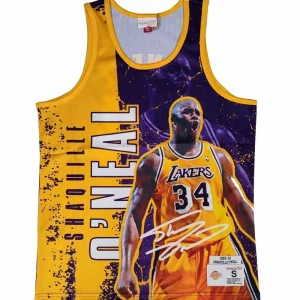 Camiseta Shaquille O´Neal Mitchell and Ness «NBA Player Burst»- L.A. Lakers.