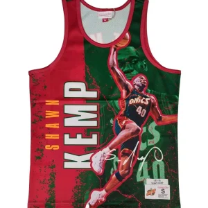 Camiseta Shawn Kemp Mitchell and Ness «NBA Player Burst»- Seattle Supersonics.