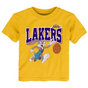 Camiseta Space Jam 2 «Big Time» Lakers para niños