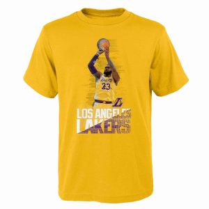 CAMISETA SPLASH SCREEN LEBRON JAMES LAKERS NIÑO