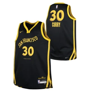 Camiseta Stephen Curry Golden State Warriors City Edition Swingman Junior