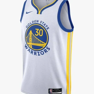 Camiseta Stephen Curry Golden State Warriors – Nike Swingman Association Edition blanca