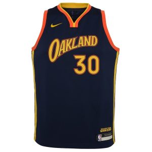 Camiseta Stephen Curry Oakland Warriors City Edition Swingman Junior *