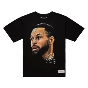 Camiseta Stephen Curry Real Big Face Mitchell and Ness