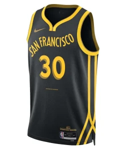 Camiseta Stephen Curry Warriors City Edition 2024 Nike Swingman