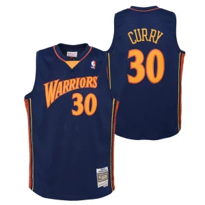 Camiseta Stephen Curry Warriors Swingman Away – Mitchell & Ness Junior *