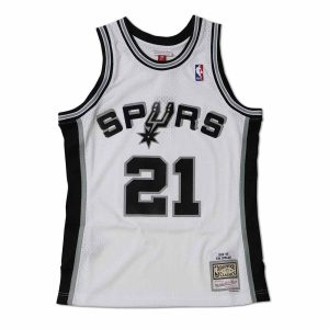 Camiseta Tim Duncan San Antonio Spurs Mitchell and Ness Swingman 1998-99 – blanca