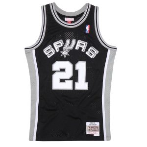 Camiseta Tim Duncan San Antonio Spurs – Mitchell and Ness Swingman 1998-99 – negra