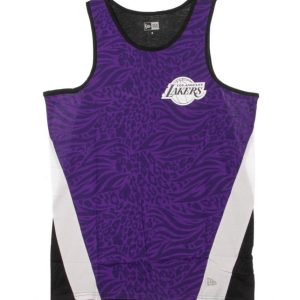 Camiseta Tirantes Los Angeles Lakers» All Over Print Tank» New Era.