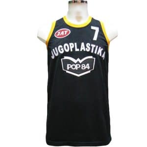 Camiseta Toni Kukoc Jugoplastika Pop 84 Negra