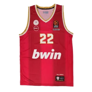Camiseta Tyler Dorsey Olympiacos Euroliga Segunda Equipación