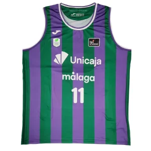 Camiseta Tyson Carter Unicaja Malaga Primera Equipación Liga Endesa 2025 Joma