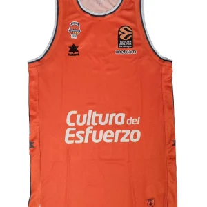 Camiseta Valencia Basket Euroliga Primera Equipacion Oficial – Luanvi 2023/24 *