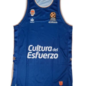 Camiseta Valencia Basket Euroliga Segunda Equipacion Oficial – Luanvi 2023/24