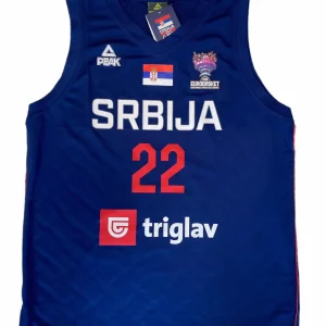 Camiseta Vasilije Micic Seleccion Serbia – Peak Azul Eurobasket *