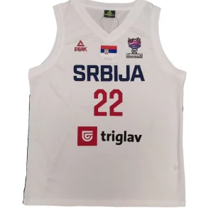Camiseta Vasilije Micic Serbia – Peak Blanca Eurobasket