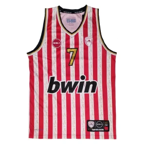 Camiseta Vasilis Spanoulis Olympiacos Tribute Swingman Jersey