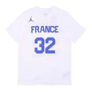 Camiseta Victor Wembanyama Francia Baloncesto "Olympic"- Nike team blanca