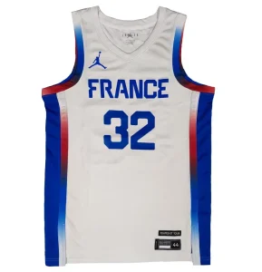 Camiseta Victor Wembanyama Francia Jordan Swingman blanca